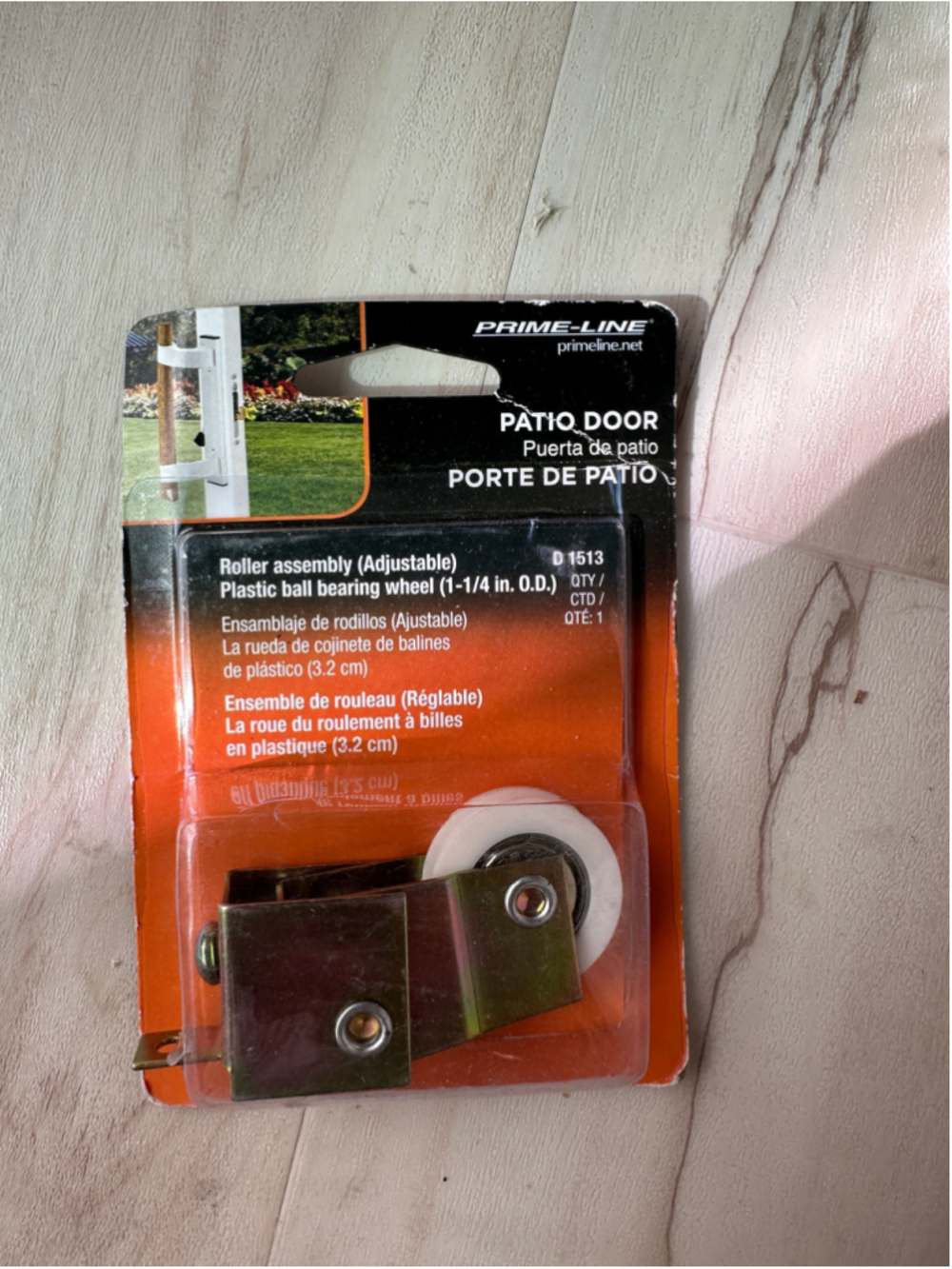 Prime-Line 1-1/4 in. Nylon Ball Bearing Sliding Door Roller Assembly